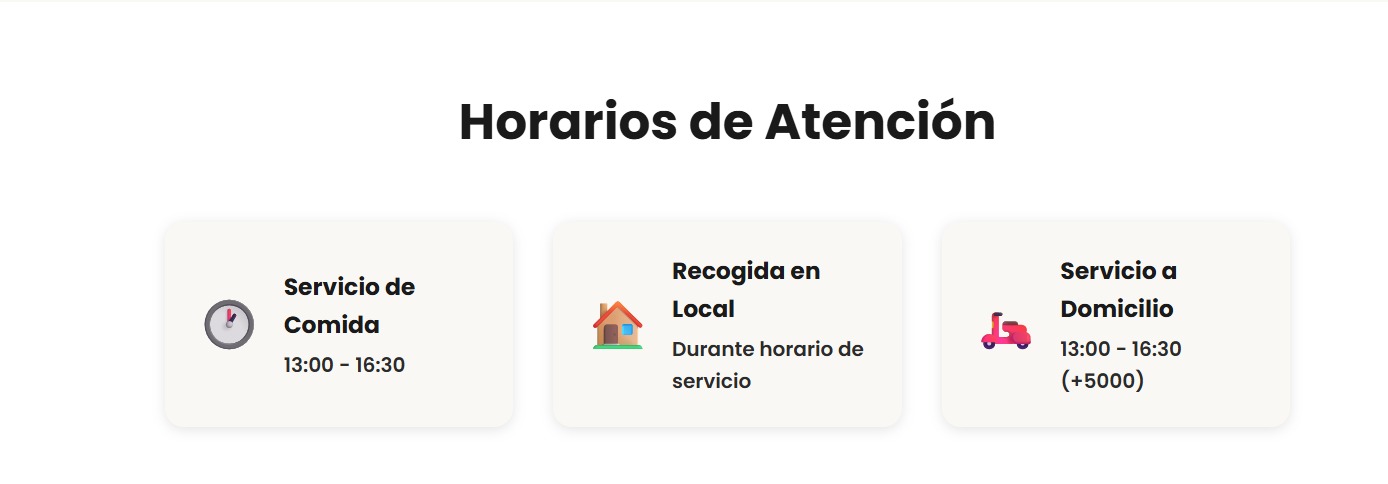 Horarios de Atención